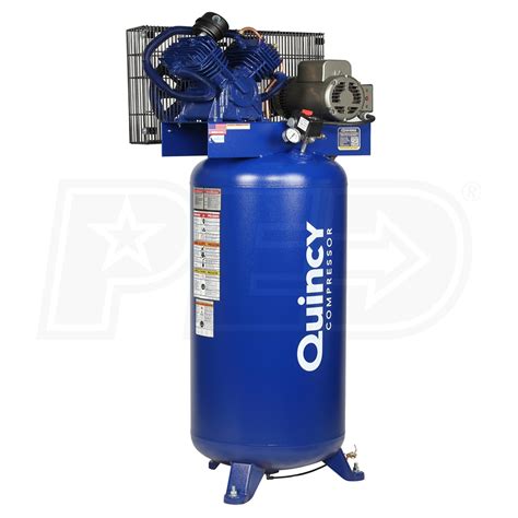 quincy vcvc qt  pro  hp  gallon  stage air compressor   phase