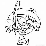 Timmy Fairly Oddparents Xcolorings Odd Cosmo sketch template