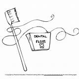 Coloring Pages Sheets Dental Kids Choose Board Floss Story Time sketch template