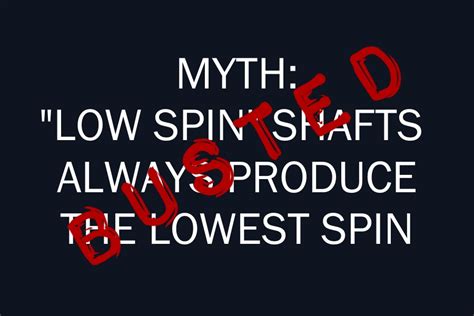 spin shafts   spin golf myths unplugged plugged