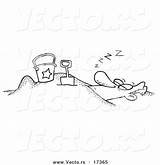 Sand Snoozing Buried Toonaday sketch template