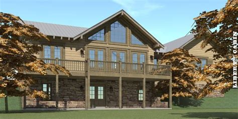 rustic  bedroom home  walkout basement tyree house plans craftsman house plans