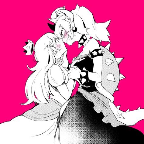 bowsette kisses peach bowsette gallery sorted by