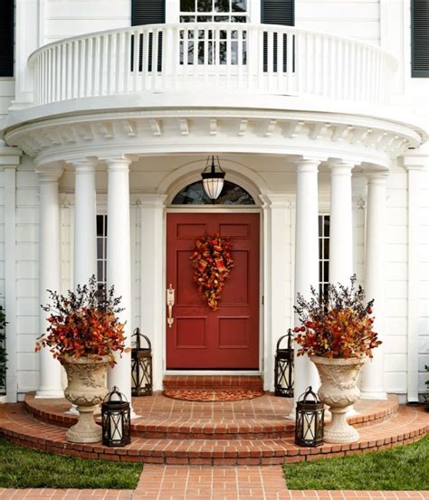 fall front door decorations