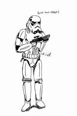 Stormtrooper Coloring Imperial Sketch Template sketch template