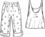 Coloring Pajamas Girl Pages Supercoloring Girls Categories sketch template