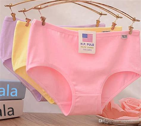 2017 100 cotton panties candy color solid underpants women girl briefs