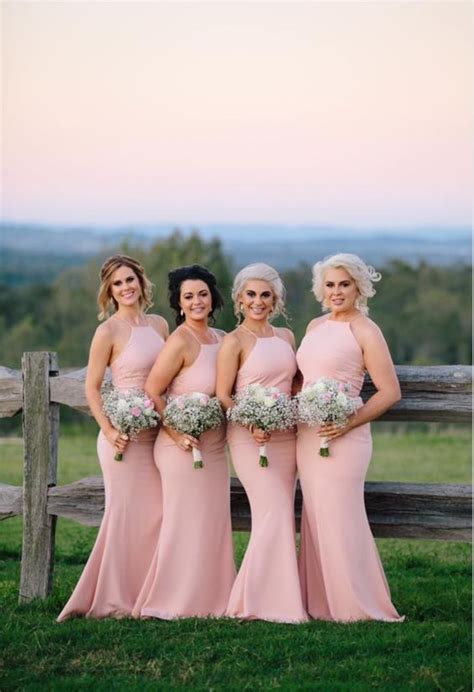 gorgeous bridesmaids   dusty pink isabella dressjpg