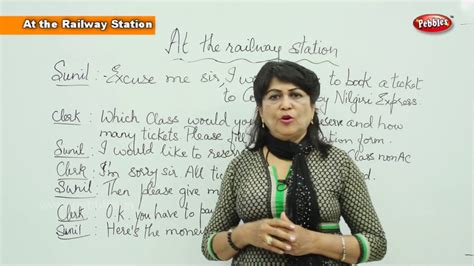 conversation   railway station spoken english learning basic