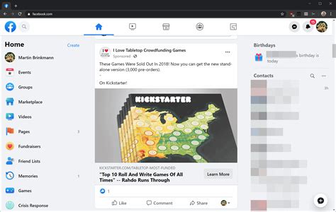 facebooks  desktop design      restore   facebook