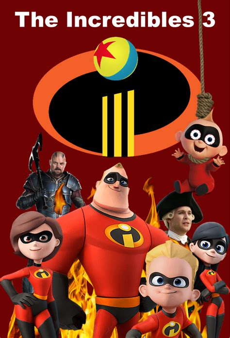 The Incredibles 3 Fan Made Poster Pixar