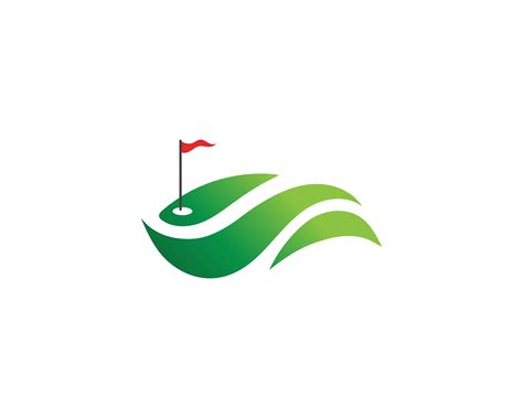 golf club icons symbols elements  logo vector images  vector