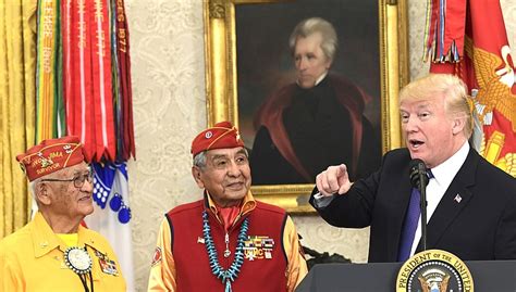 trump honors native americans  founders   month williams grand canyon news williams