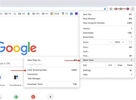 clear google chrome browsing data   individual sites