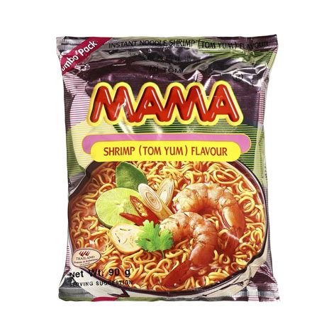 mama instant noodles shrimp tom yum thai flavour hot  spicy   xxx hot girl