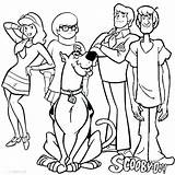Coloring Scooby Doo Pages Cartoon Printable Gang Kids Family Cool2bkids Outline Sheets Adult Print Logo Ghostbusters Colouring Color Book Getcolorings sketch template
