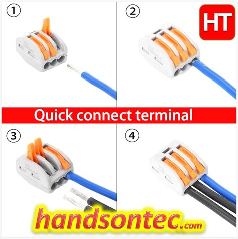 av quick connect cable terminal block  poles handson tech