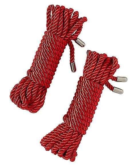 Red Bondage Rope Twin Pack Pleasure Bound Spencers