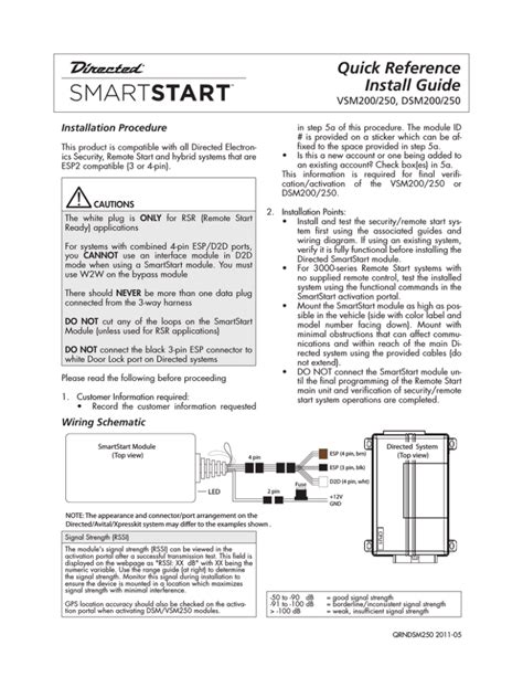 directed electronics smart start installation guide manualzz