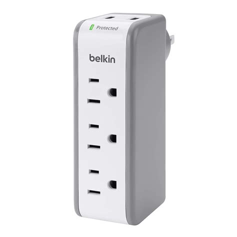 belkin  outlet surge protector  dual usb ports  reg  wheel  deal mama