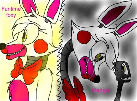 My New Mangle And Funtime Foxy Drawing Five Nights At Freddy S Amino