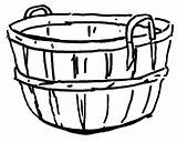 Baskets Bushel Clipartmag Körbe sketch template