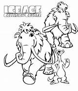 Ice Age Coloring Pages Manny Terrific Coloringpagesfortoddlers Choose Board sketch template