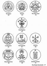 Catholic Sacraments Symbols Catechism Seven Tattoos Coloring Roman Pages Christian Church Protection Altar Signs Color Symbole Tattoo Symbol Bros Eucharist sketch template