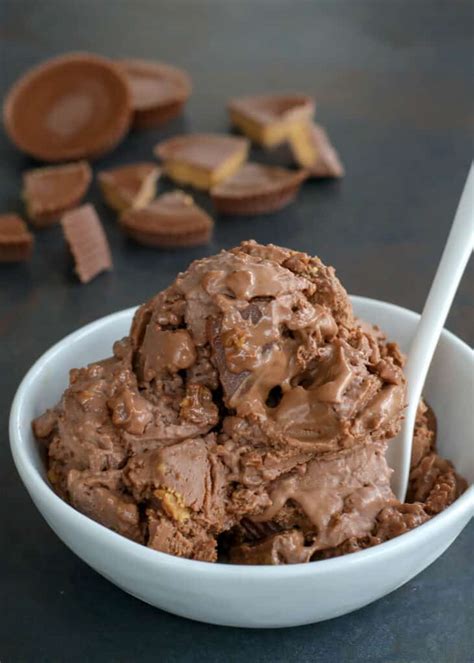 chocolate peanut butter ice cream barefeet   kitchen