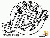 Coloring Pages Logo Nba Jazz Utah Drawing Lakers Printable Boston Slam Dunk Getdrawings Celtics Related Coloringhome sketch template