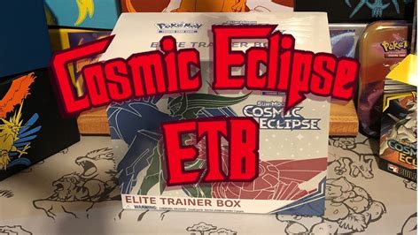 cosmic eclipse elite trainer box opening youtube