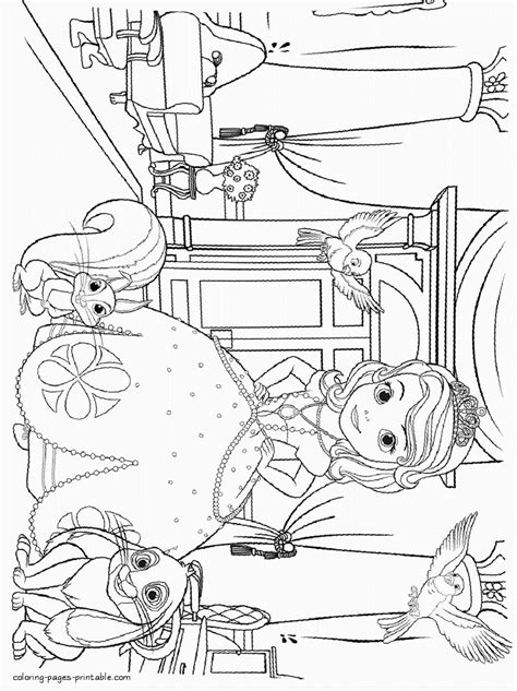 coloring pages princess sofia coloring pages printablecom