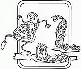Coloring Germs Pages Germ Smoking Printable Template Library Clipart Popular Sign sketch template