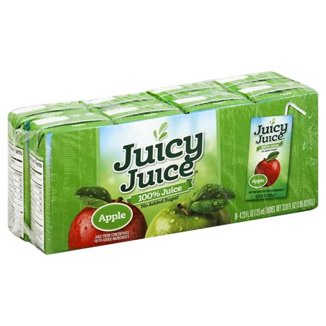 Juicy Juice 100 Apple Juice 4 23 Oz Boxes Shop Juice At H E B