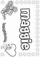 Maggie Coloring Pages Hellokids Names Print Color Online sketch template