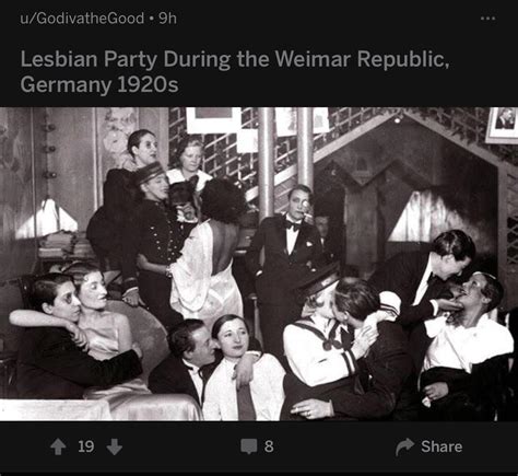 Lesbian Party During The Weimar Republic Germany 1920s R Actuallesbians
