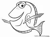 Nemo Fish Coloring Printable Getdrawings Drawing Pages sketch template
