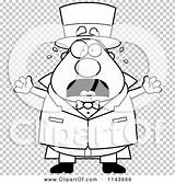 Chubby Magician Freaking Outlined Cory Thoman sketch template