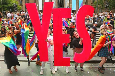australians reacting to the same sex marriage yes vote might make you cry