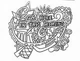 Coloring Pages Affirmation Handouts Posters sketch template