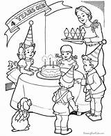 Birthday Party Coloring Pages Color Printable Drawing Kids Colouring Celebration Clipart Template Christmas Printing Whistle Raisingourkids Print Clip Choose Board sketch template