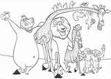 Madagascar Coloring Pages Print Printable sketch template