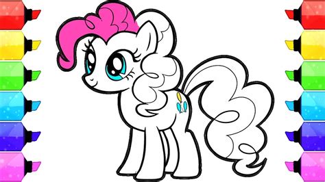 pony coloring book pages   draw  color
