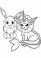 Eevee Coloring Pages Kids Tulamama sketch template