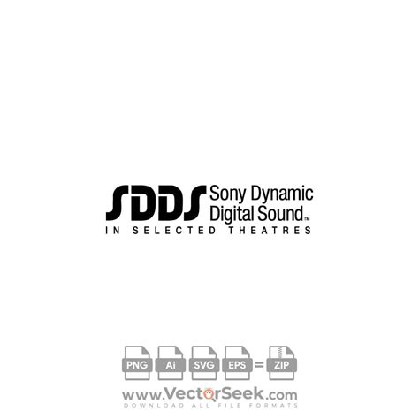 sdds sony dynamic digital sound logo vector ai png svg eps