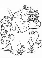Coloring Monster Inc Pages Monsters Cute Print Coloring4free Boo Sulley Getcolorings Printable Getdrawings Choose Board sketch template