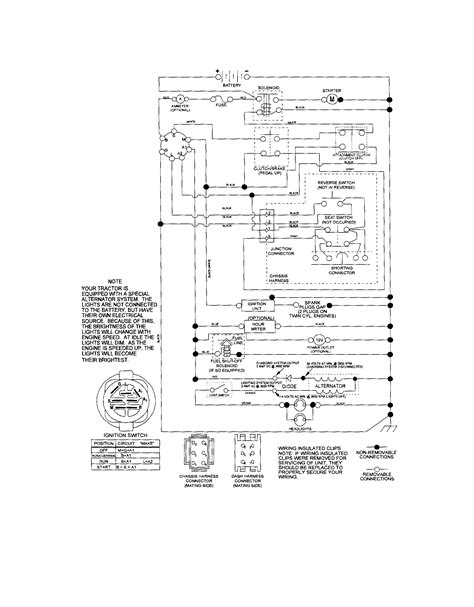 safety switches  wiring schematic   craftsman electric pto hydrostatic drive