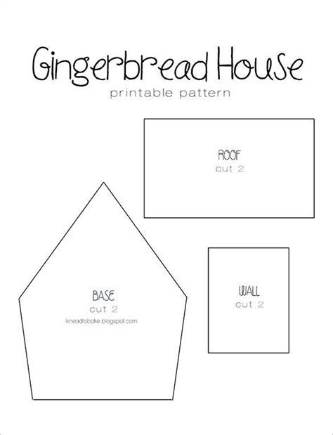 gingerbread house templates gingerbread house template printable