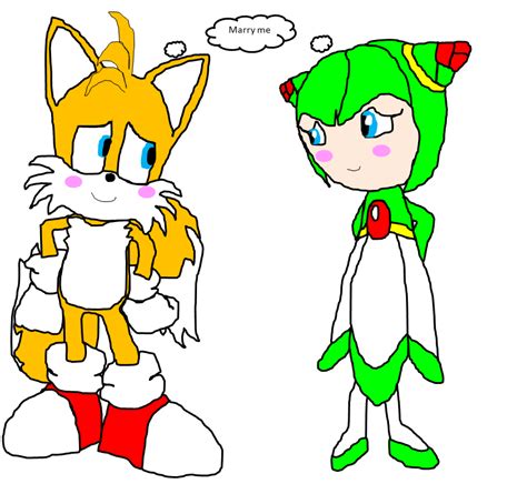 Tails And Cosmo Thinking The Same Thing By Amazingangus76