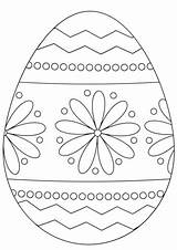 Colorare Pasqua Disegno Uovo sketch template